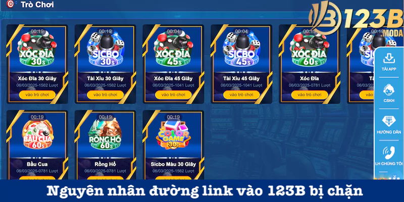 Link vào 123B 5 Nguyên nhân đường link vào 123B bị chặn