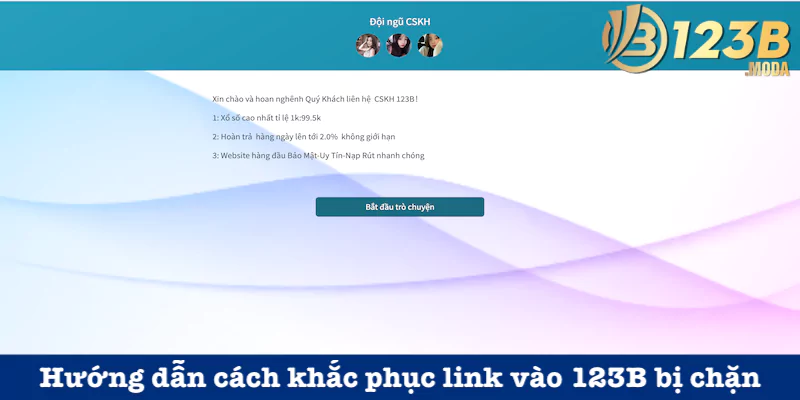 Link vào 123B 7 Hướng dẫn cách khắc phục link vào 123B bị chặn