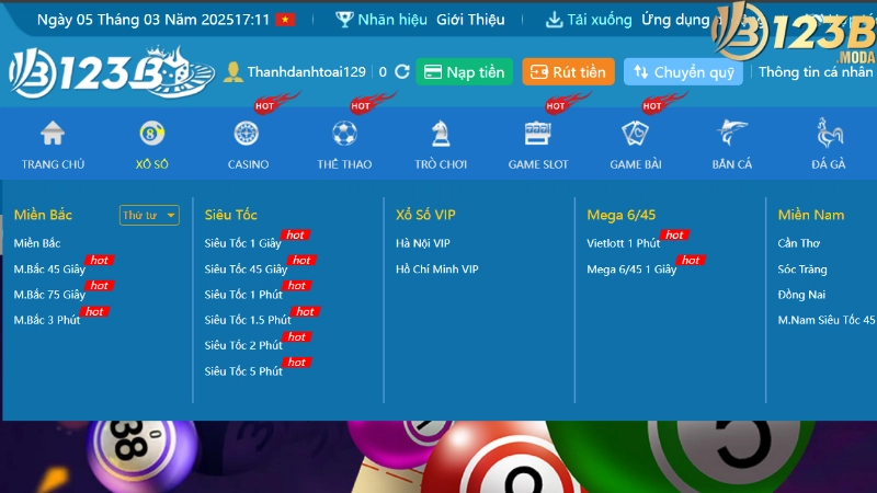 Tổng hợp các sảnh chơi xổ số hot hit tại nhà cái