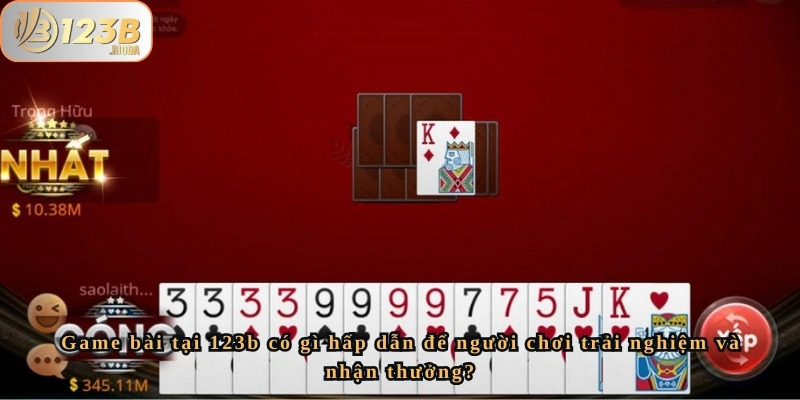 Tham gia game bài nhận thưởng 25888k tại 123b 4 Vì sao chương trình này lại có sức hút lớn trong cộng đồng người chơi?